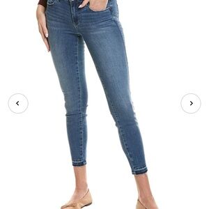 PAIGE VERDUGO RIHANNON DISTRESSED MID-RISE ULTRA SKINNY ANKLE JEAN size 25